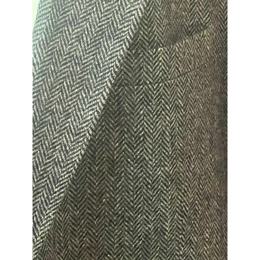 Vintage Executive Collection Men's Herringbone Blazer‎ Sport Coat 100% Wool 46R